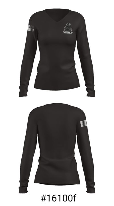 War Dogs of San Andreas 8965184 Women's Long Sleeve V-neck Shirt - 36