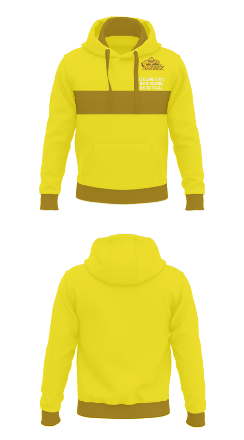 Hoodie, Zeeland East High School Basketball, Men's Basketball, Teamtime, Team time, sublimation, custom sports apparel, team uniforms, spirit wear, spiritwear, sports uniforms, custom shirts, team store, custom team store, fundraiser sports, apparel fundraiser