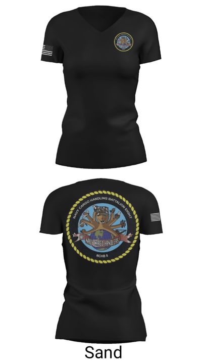 NCHB-8 12984282 Women's Short Sleeve V-neck Shirt - 24