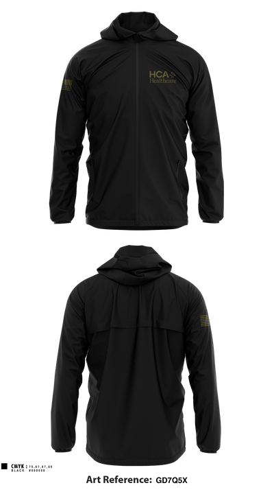 HCA HEALTHCARE 97224522 Windbreaker - 4