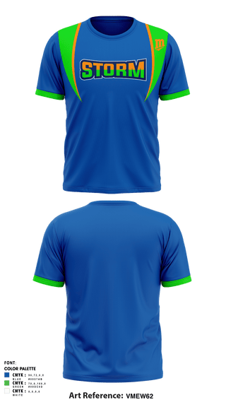 Short Sleeve Performance Shirt, Storm Track & Field, Track & Field, Teamtime, Team time, sublimation, custom sports apparel, team uniforms, spirit wear, spiritwear, sports uniforms, custom shirts, team store, custom team store, fundraiser sports, apparel fundraiser