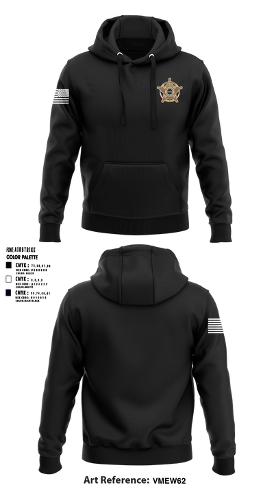Monroe sheriffs SWAT Association 44540008 Hoodie - 1