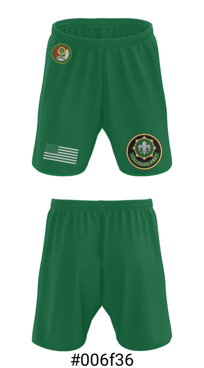 Second Armored Cavalry Regiment 2069337 Athletic Shorts With Pockets - 25