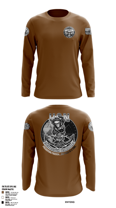 Electronics Technicians 32384599 Long Sleeve Performance Shirt - 1