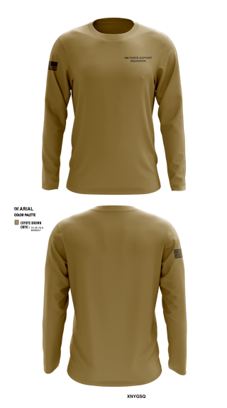 Long Sleeve Performance Shirt, 186 Force Support Squadron, Air Force, Teamtime, Team time, sublimation, custom sports apparel, team uniforms, spirit wear, spiritwear, sports uniforms, custom shirts, team store, custom team store, fundraiser sports, apparel fundraiser