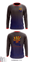 Arizona Underwater Explorers 38101763 Long Sleeve Performance Shirt - 1