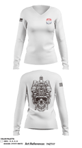 Hmx-1 76968790 Women's Long Sleeve V-neck Shirt - 1
