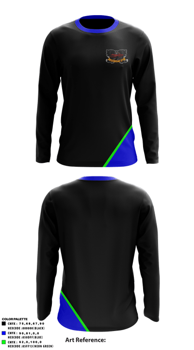 DieselOutlaws.of.va 45583650 Long Sleeve Performance Shirt - 1
