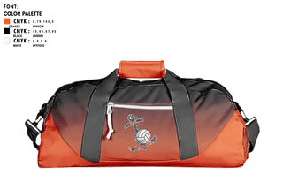Duffle Bag, Sarasota High Volleyball, Women's Volleyball, Teamtime, Team time, sublimation, custom sports apparel, team uniforms, spirit wear, spiritwear, sports uniforms, custom shirts, team store, custom team store, fundraiser sports, apparel fundraiser