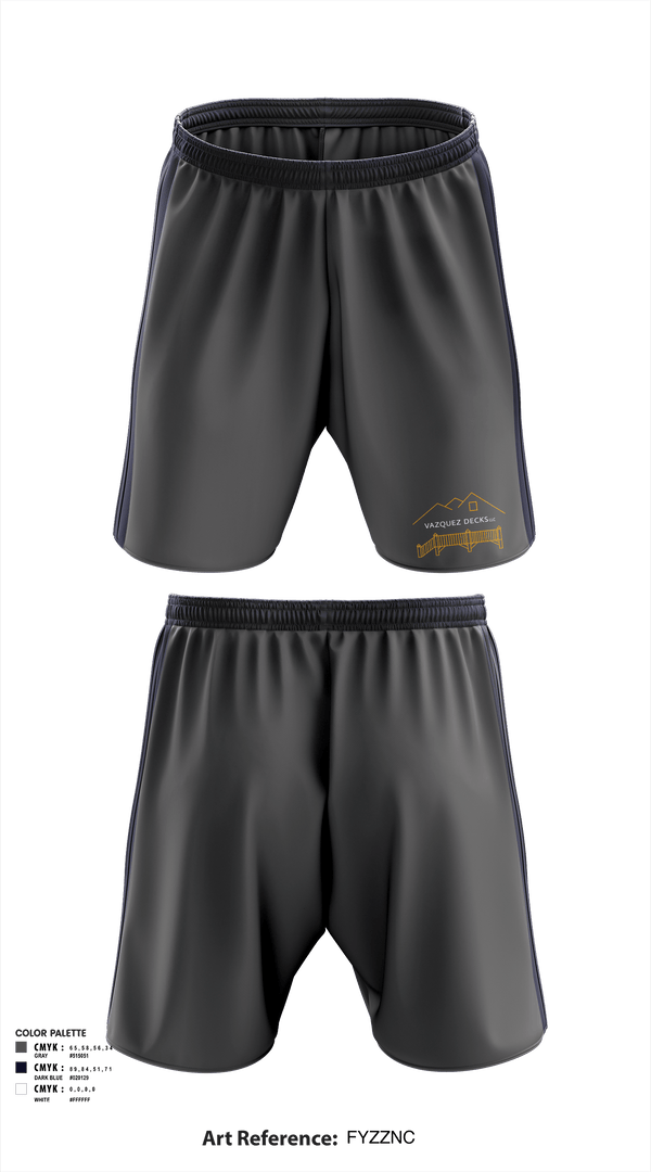Athletic Shorts With Pockets, Vazquez Decks LLC, , Teamtime, Team time, sublimation, custom sports apparel, team uniforms, spirit wear, spiritwear, sports uniforms, custom shirts, team store, custom team store, fundraiser sports, apparel fundraiser