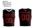Orchard View High School Basketball 82662103 Basketball Uniform - 1