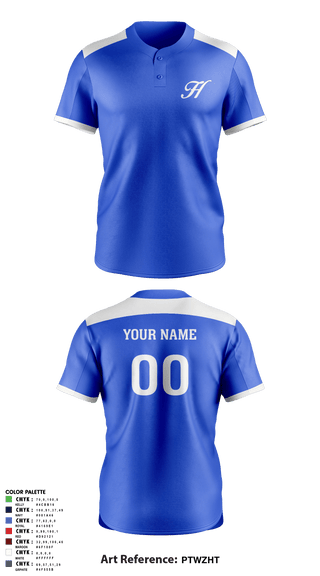 Two Button Softball Jersey, Heights Girls' Softball, Softball, Teamtime, Team time, sublimation, custom sports apparel, team uniforms, spirit wear, spiritwear, sports uniforms, custom shirts, team store, custom team store, fundraiser sports, apparel fundraiser