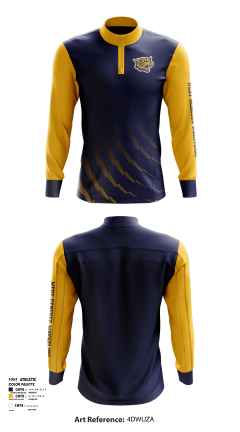 Quarter Zip Jacket, West Genesee Senior High School Wrestling, Wrestling, Teamtime, Team time, sublimation, custom sports apparel, team uniforms, spirit wear, spiritwear, sports uniforms, custom shirts, team store, custom team store, fundraiser sports, apparel fundraiser