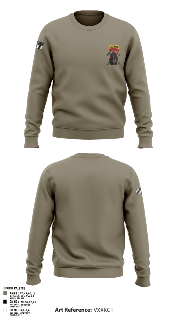 Crew Neck Sweatshirt, A/98, Army, Teamtime, Team time, sublimation, custom sports apparel, team uniforms, spirit wear, spiritwear, sports uniforms, custom shirts, team store, custom team store, fundraiser sports, apparel fundraiser