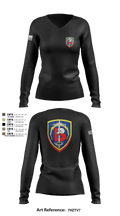 Bravo Squad 34987155 Women's Long Sleeve V-neck Shirt - 1