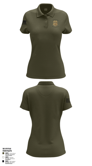 Women's Short Sleeve Performance Polo, , Army, Teamtime, Team time, sublimation, custom sports apparel, team uniforms, spirit wear, spiritwear, sports uniforms, custom shirts, team store, custom team store, fundraiser sports, apparel fundraiser