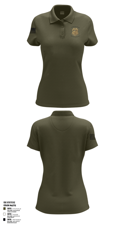 Vicenza Field Office 4611375 Women's Short Sleeve Performance Polo  - 12