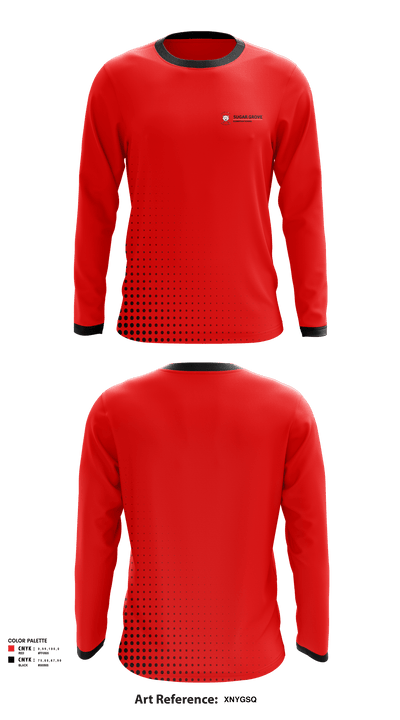 Sugar Grove Elementary School 44929150 Long Sleeve Performance Shirt - 1