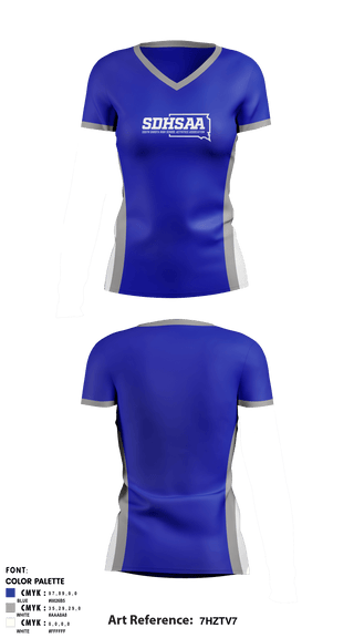 Women's Short Sleeve Vneck Shirt, SDHSAA, Spirit Store, Teamtime, Team time, sublimation, custom sports apparel, team uniforms, spirit wear, spiritwear, sports uniforms, custom shirts, team store, custom team store, fundraiser sports, apparel fundraiser