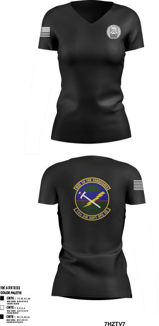Women's Short Sleeve Vneck Shirt, , Air Force, Teamtime, Team time, sublimation, custom sports apparel, team uniforms, spirit wear, spiritwear, sports uniforms, custom shirts, team store, custom team store, fundraiser sports, apparel fundraiser