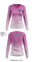 Fieldcrest High School 93620779 Women's Long Sleeve V-neck Shirt - 2