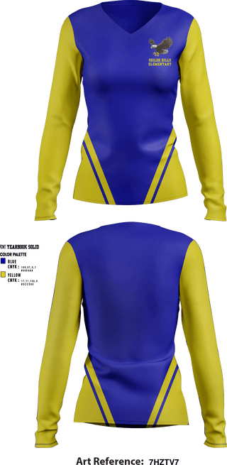 Women's Long Sleeve Vneck Shirt, Shiloh Hills Elementary, Spirit Store, Teamtime, Team time, sublimation, custom sports apparel, team uniforms, spirit wear, spiritwear, sports uniforms, custom shirts, team store, custom team store, fundraiser sports, apparel fundraiser