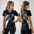 Waverly-South Shore Coyotes 23769513 Women's Short Sleeve V-neck Shirt - 2