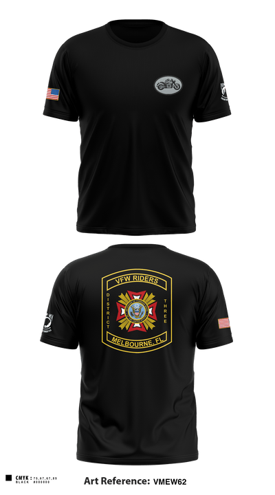 VFW Post 8191 13144984 Short Sleeve Performance Shirt - 1