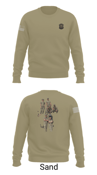 Crew Neck Sweatshirt, , Army, Teamtime, Team time, sublimation, custom sports apparel, team uniforms, spirit wear, spiritwear, sports uniforms, custom shirts, team store, custom team store, fundraiser sports, apparel fundraiser