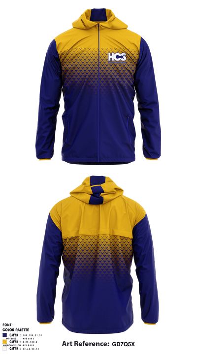 Hobgood Charter School 4327001 Windbreaker - 1