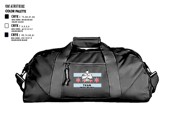 Duffle Bag, Team Iron RushTeam Iron Rush, , Teamtime, Team time, sublimation, custom sports apparel, team uniforms, spirit wear, spiritwear, sports uniforms, custom shirts, team store, custom team store, fundraiser sports, apparel fundraiser