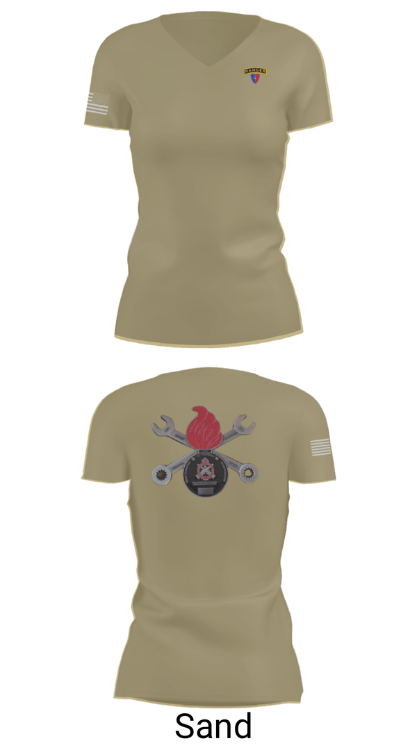Women's Short Sleeve Vneck Shirt, , National Guard, Teamtime, Team time, sublimation, custom sports apparel, team uniforms, spirit wear, spiritwear, sports uniforms, custom shirts, team store, custom team store, fundraiser sports, apparel fundraiser