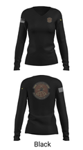 378 Expeditionary Communications Squadron 36516521 Women's Long Sleeve V-neck Shirt - 39