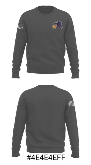 Crew Neck Sweatshirt, Wenatchee High School Golf, Golf, Teamtime, Team time, sublimation, custom sports apparel, team uniforms, spirit wear, spiritwear, sports uniforms, custom shirts, team store, custom team store, fundraiser sports, apparel fundraiser