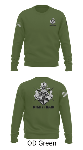 Crew Neck Sweatshirt, , Army, Teamtime, Team time, sublimation, custom sports apparel, team uniforms, spirit wear, spiritwear, sports uniforms, custom shirts, team store, custom team store, fundraiser sports, apparel fundraiser