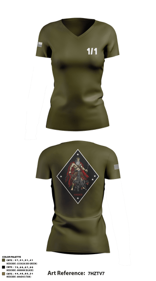 Women's Short Sleeve Vneck Shirt, V1/1, Marines, Teamtime, Team time, sublimation, custom sports apparel, team uniforms, spirit wear, spiritwear, sports uniforms, custom shirts, team store, custom team store, fundraiser sports, apparel fundraiser