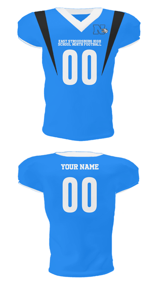 Football Jersey, East Stroudsburg High School North Football, Football, Teamtime, Team time, sublimation, custom sports apparel, team uniforms, spirit wear, spiritwear, sports uniforms, custom shirts, team store, custom team store, fundraiser sports, apparel fundraiser