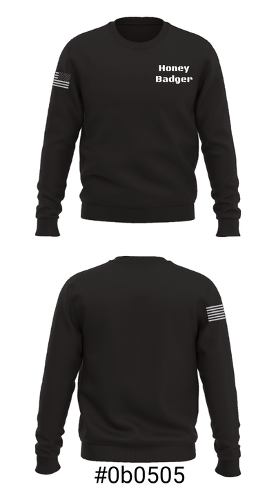 Honey Badger 62726640 Crew Neck Sweatshirt - 7