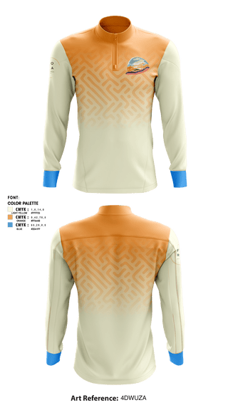 Quarter Zip Jacket, FORAFORA, , Teamtime, Team time, sublimation, custom sports apparel, team uniforms, spirit wear, spiritwear, sports uniforms, custom shirts, team store, custom team store, fundraiser sports, apparel fundraiser