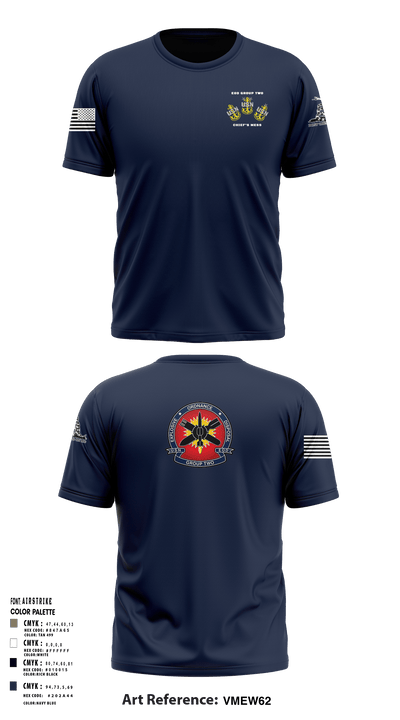 EOD GROUP TWO CHIEF’S MESS 26436916 Short Sleeve Performance Shirt - 6