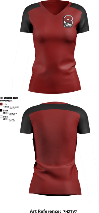 Women's Short Sleeve Vneck Shirt, Swink High School, Spirit Store, Teamtime, Team time, sublimation, custom sports apparel, team uniforms, spirit wear, spiritwear, sports uniforms, custom shirts, team store, custom team store, fundraiser sports, apparel fundraiser