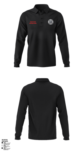 Short Sleeve Performance Polo, , Fire Department, Teamtime, Team time, sublimation, custom sports apparel, team uniforms, spirit wear, spiritwear, sports uniforms, custom shirts, team store, custom team store, fundraiser sports, apparel fundraiser