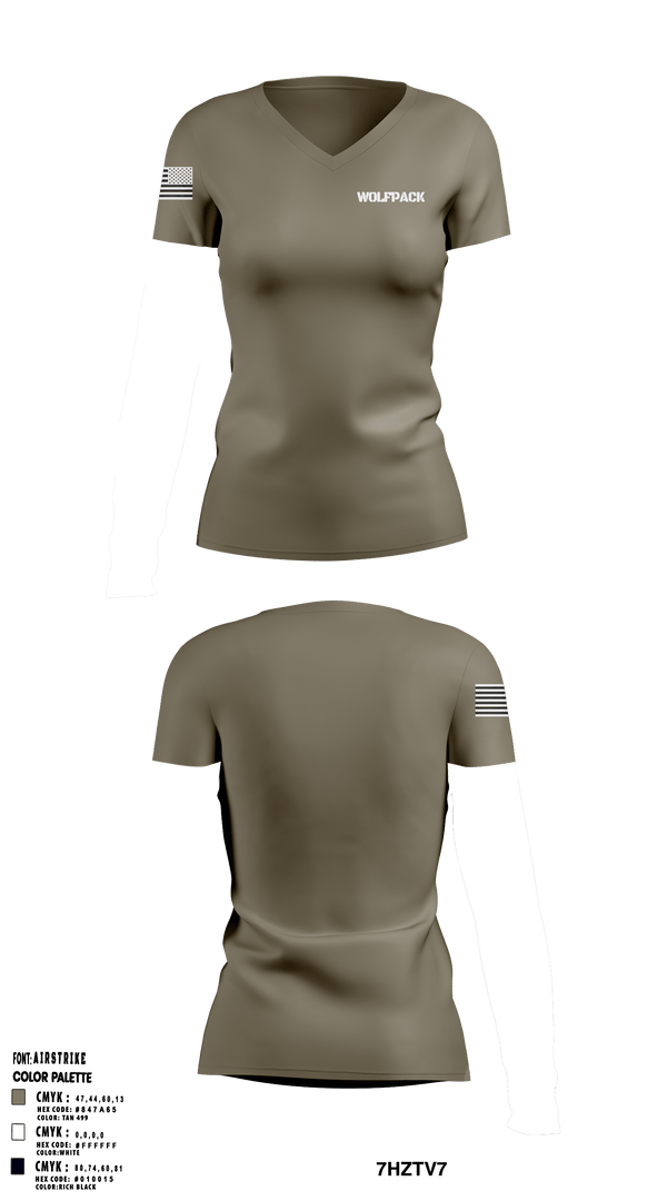 Women's Short Sleeve Vneck Shirt, , Army, Teamtime, Team time, sublimation, custom sports apparel, team uniforms, spirit wear, spiritwear, sports uniforms, custom shirts, team store, custom team store, fundraiser sports, apparel fundraiser