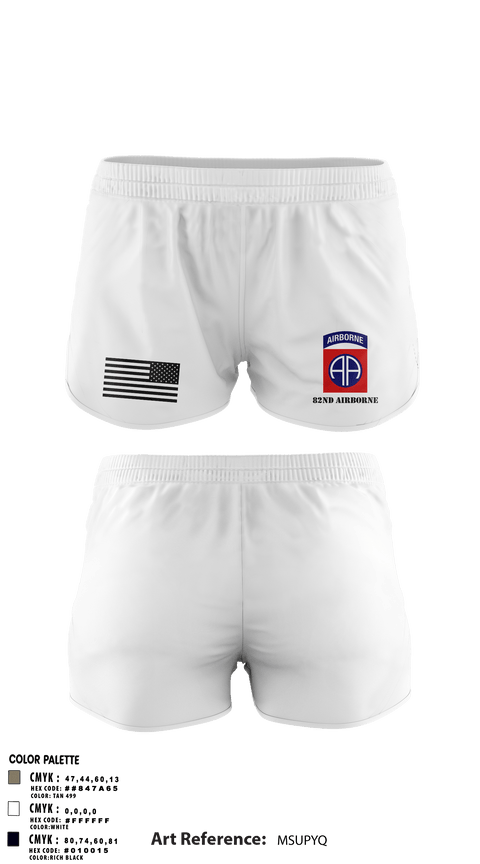Ranger Panties, 82nd airborne, Army, Teamtime, Team time, sublimation, custom sports apparel, team uniforms, spirit wear, spiritwear, sports uniforms, custom shirts, team store, custom team store, fundraiser sports, apparel fundraiser
