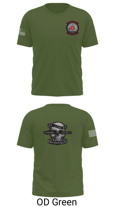 2nd LAAD 92672596 Short Sleeve Performance Shirt - 34