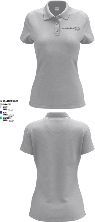 Women's Short Sleeve Performance Polo, Passion4ball, Tennis, Teamtime, Team time, sublimation, custom sports apparel, team uniforms, spirit wear, spiritwear, sports uniforms, custom shirts, team store, custom team store, fundraiser sports, apparel fundraiser