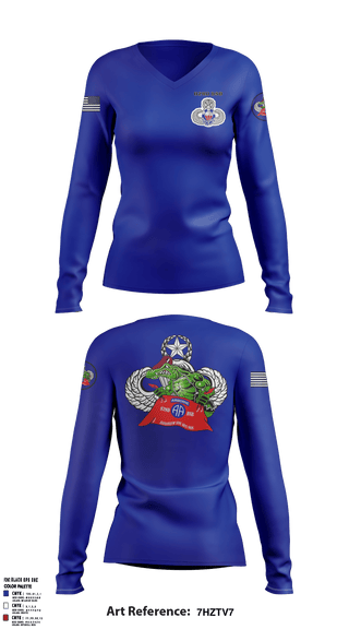 Women's Long Sleeve Vneck Shirt, , Army, Teamtime, Team time, sublimation, custom sports apparel, team uniforms, spirit wear, spiritwear, sports uniforms, custom shirts, team store, custom team store, fundraiser sports, apparel fundraiser