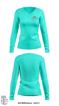 Avalos Flooring 55549911 Women's Long Sleeve V-neck Shirt - 1