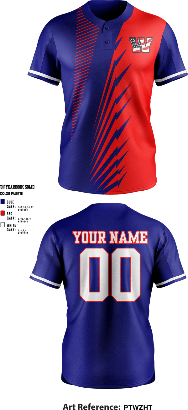 Full Button Softball Jersey, Washington High School Softball, Softball, Teamtime, Team time, sublimation, custom sports apparel, team uniforms, spirit wear, spiritwear, sports uniforms, custom shirts, team store, custom team store, fundraiser sports, apparel fundraiser