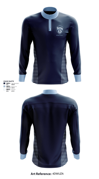 Quarter Zip Jacket, Triton Youth Basketball, Men's Basketball, Teamtime, Team time, sublimation, custom sports apparel, team uniforms, spirit wear, spiritwear, sports uniforms, custom shirts, team store, custom team store, fundraiser sports, apparel fundraiser